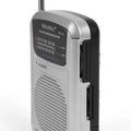 NNEOBA Full Band Portable Mini Pocket Radio Silver