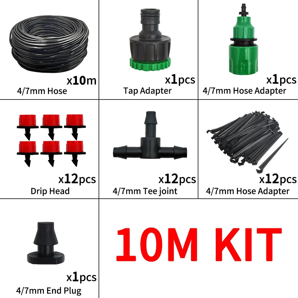 Micro Drip Irrigation System Portable Automatic Watering Kit