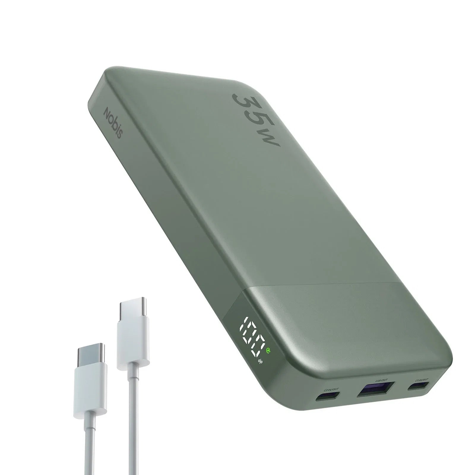 Nobis N3510 10000mAh Power Bank 35W Fast Charge USB C