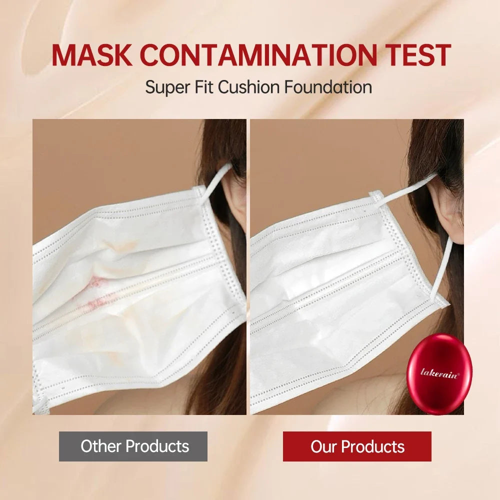 Super Cushion Foundation Waterproof Long-lasting Brighten Foundation Cream Women Base Makeup Face Korean Cosmetics