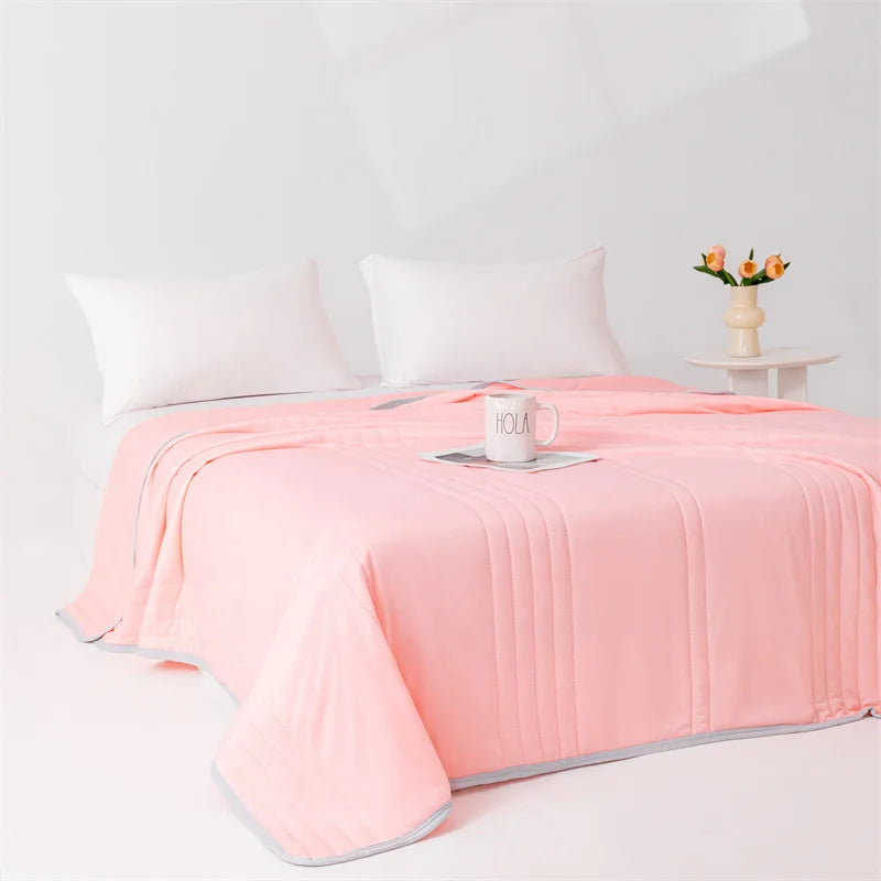 KDV Cooling Summer Blanket Lightweight Polyester Washable Breathable Comforter