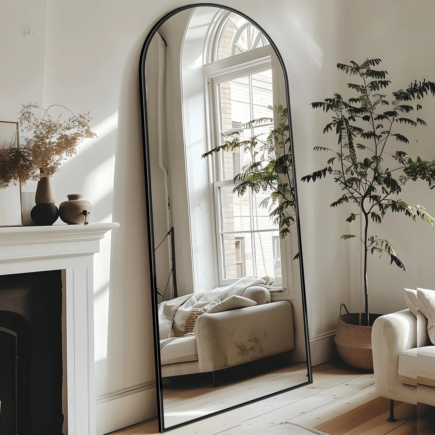 Antok Full Length Mirror With Stand For Living Room