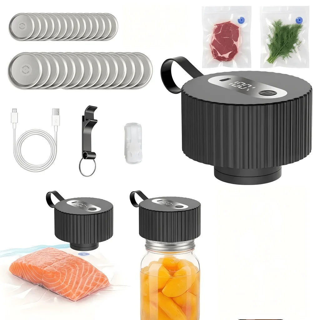 Three In One Electric Mason Jar Sealing Machine With Lids