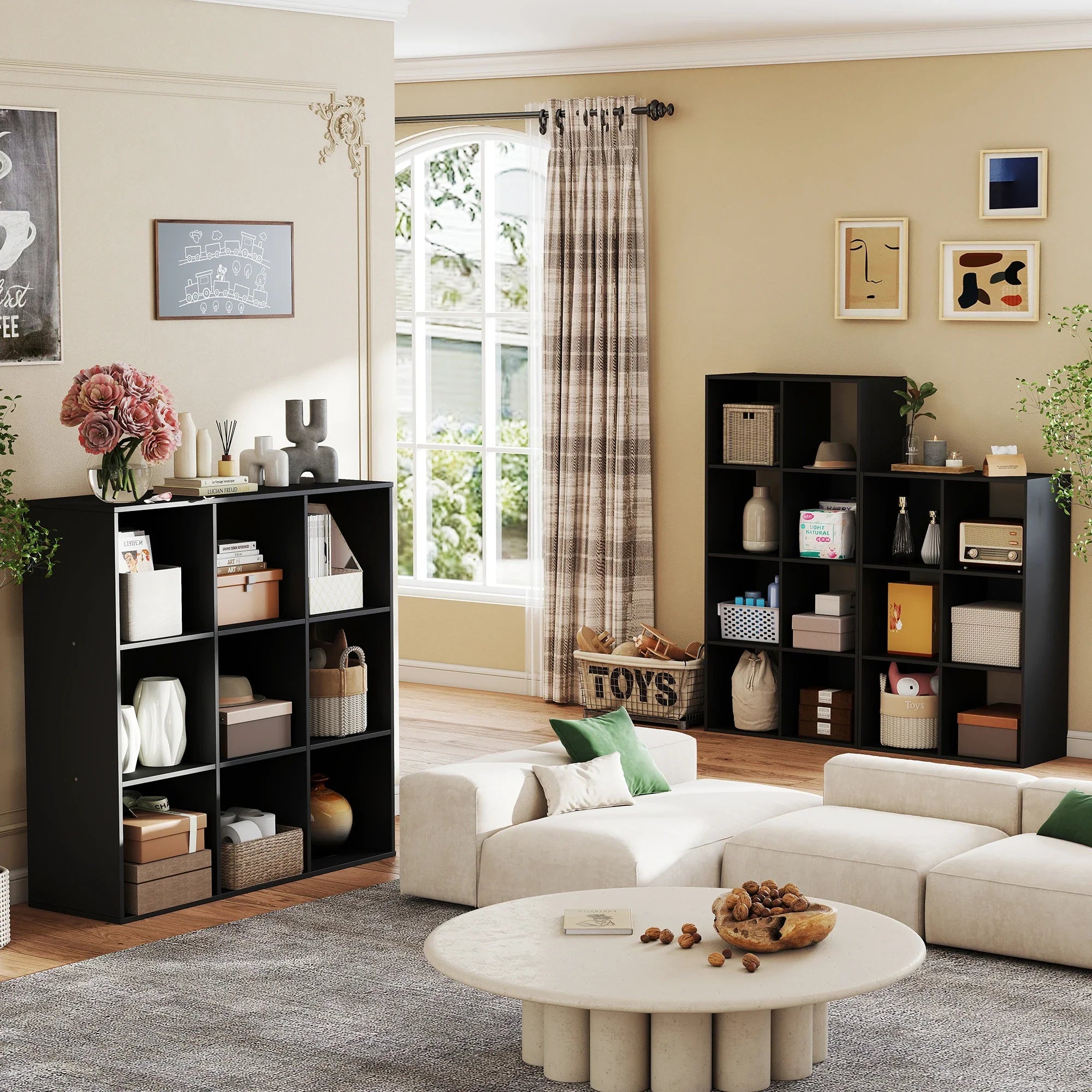 JHK 9 Cube Storage Organizer Bookcase