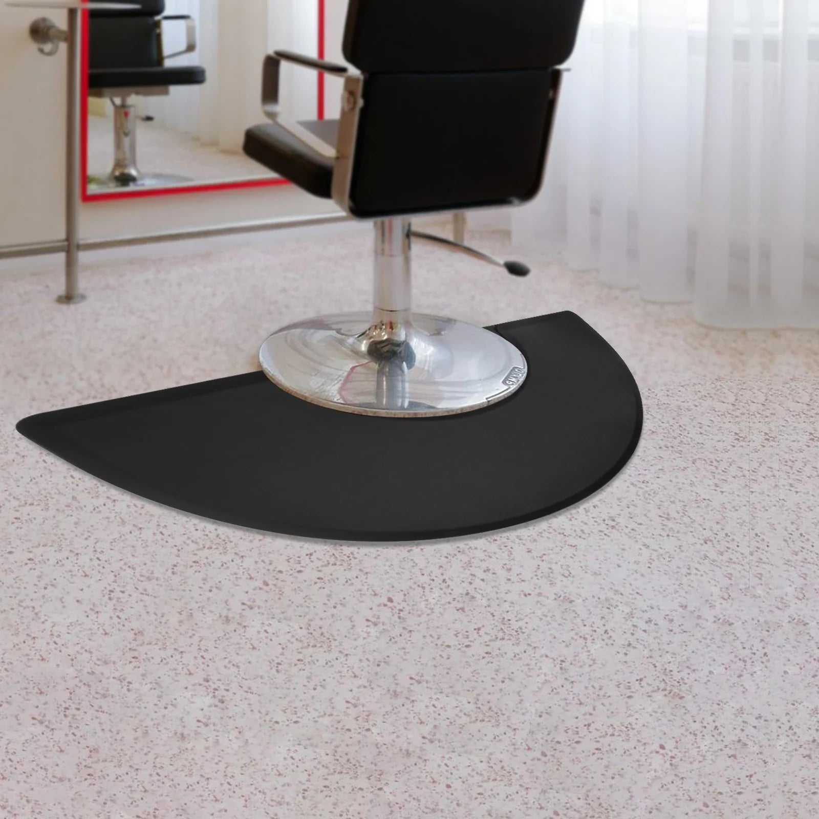 Barber Chair Mat Anti Slip Floor Pad for Hairdressers Ergonomic