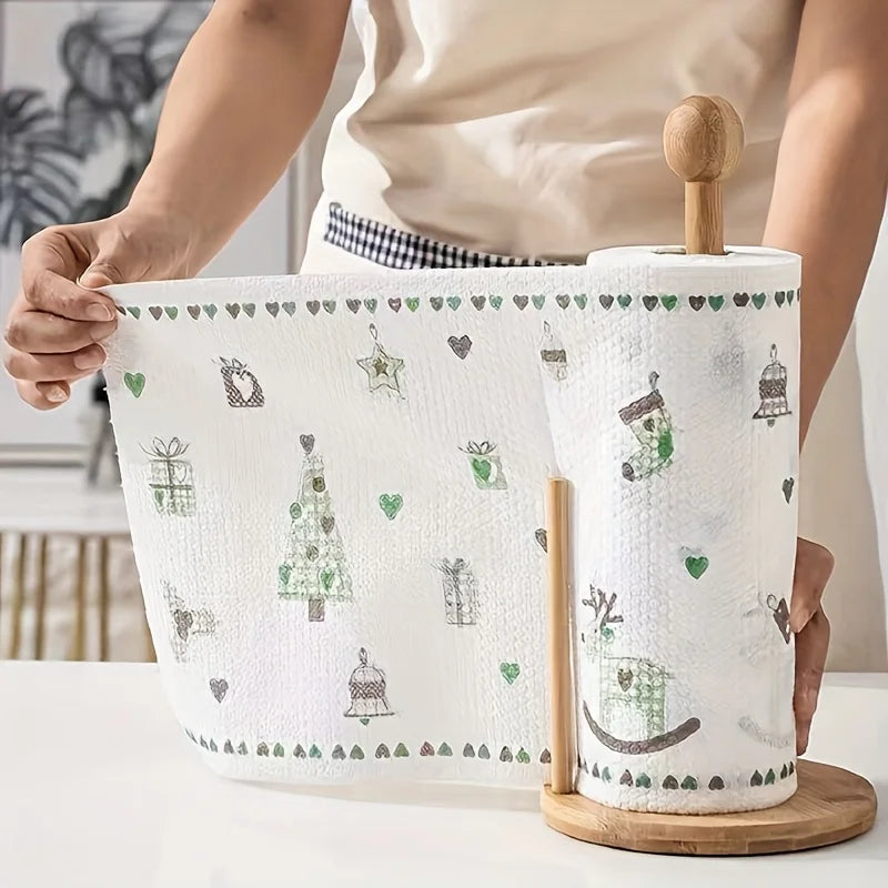 Absorbent Nonwoven Dishcloths For Kitchen Cleaning 100 Sheets