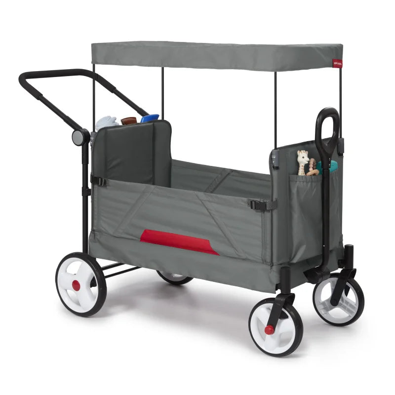 Radio Flyer Compass Kid And Cargo Stroll Wagon Folding