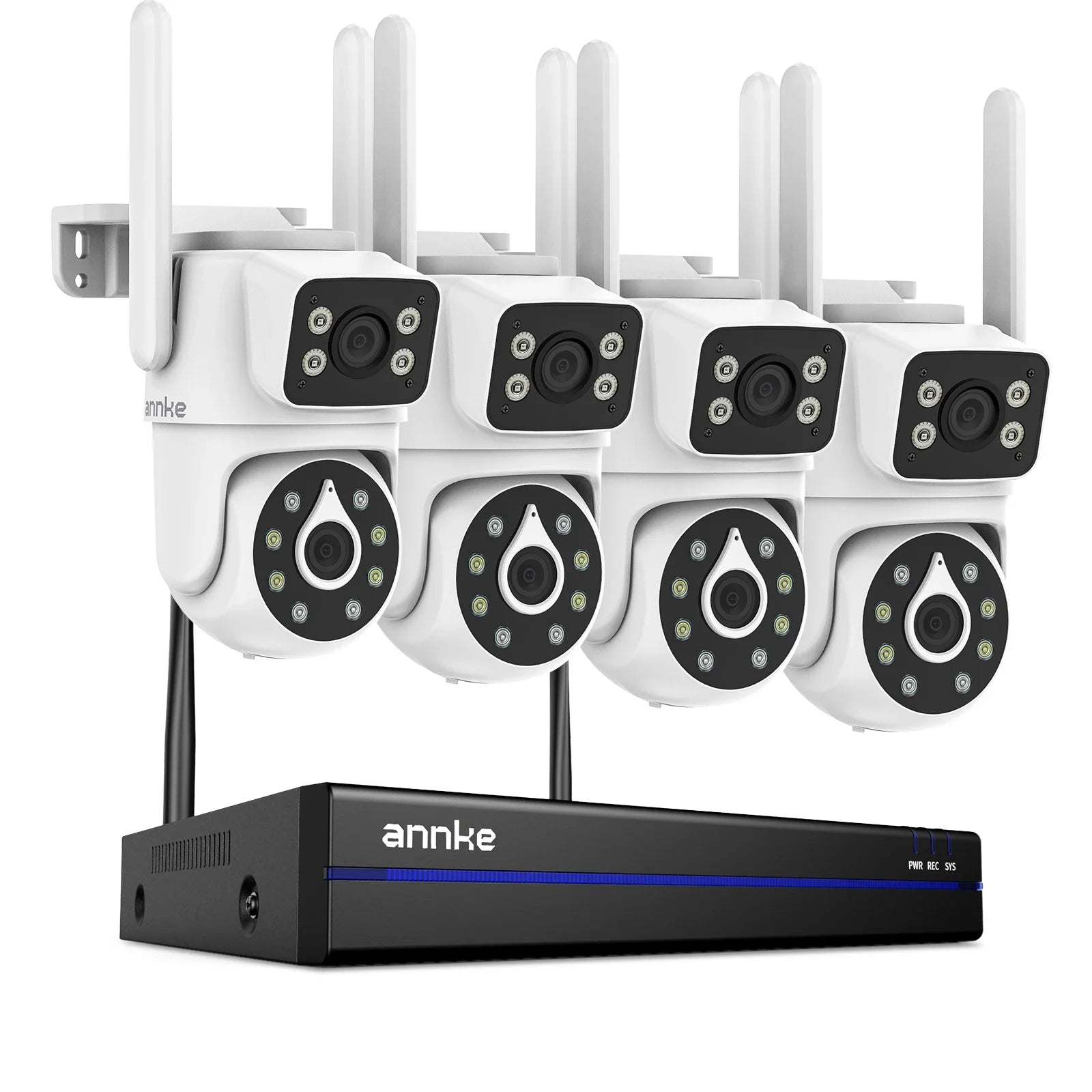 ANNKE 4MP WiFi Dual Lens Security System With 16CH NVR
