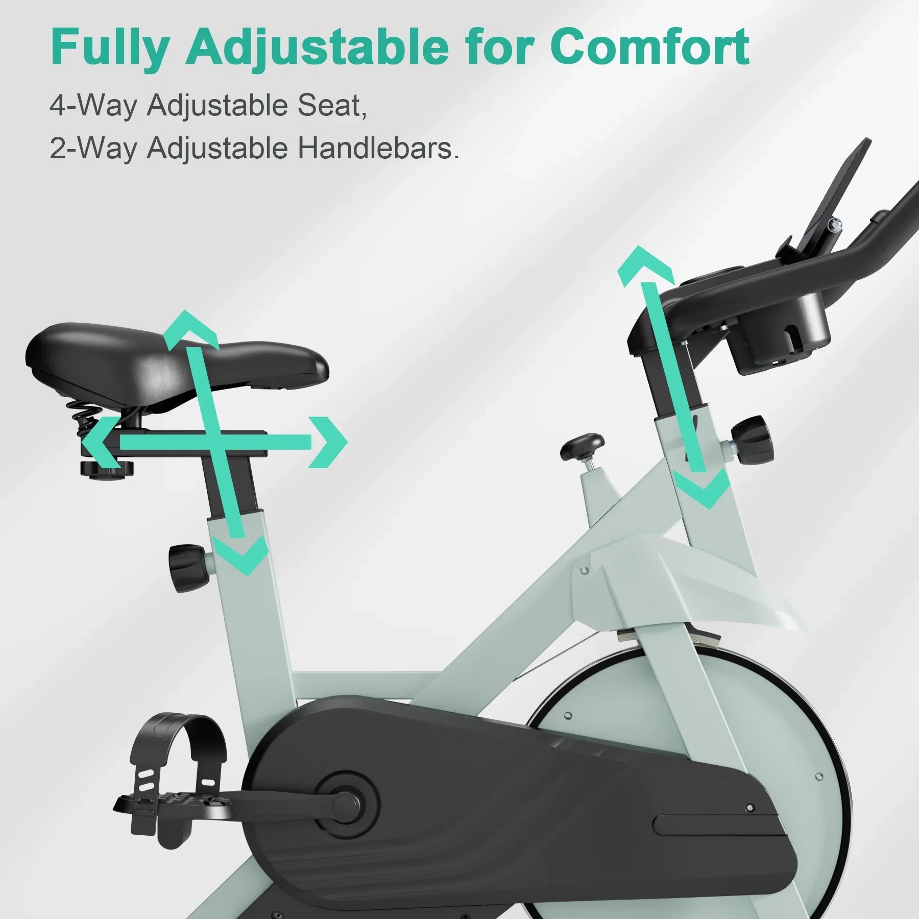 Superun Low Noise 32 Level Magnetic Exercise Bike For Home