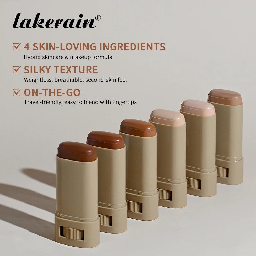 Skin Tint Foundation Stick With Moisturizing Long-Lasting Coverage
