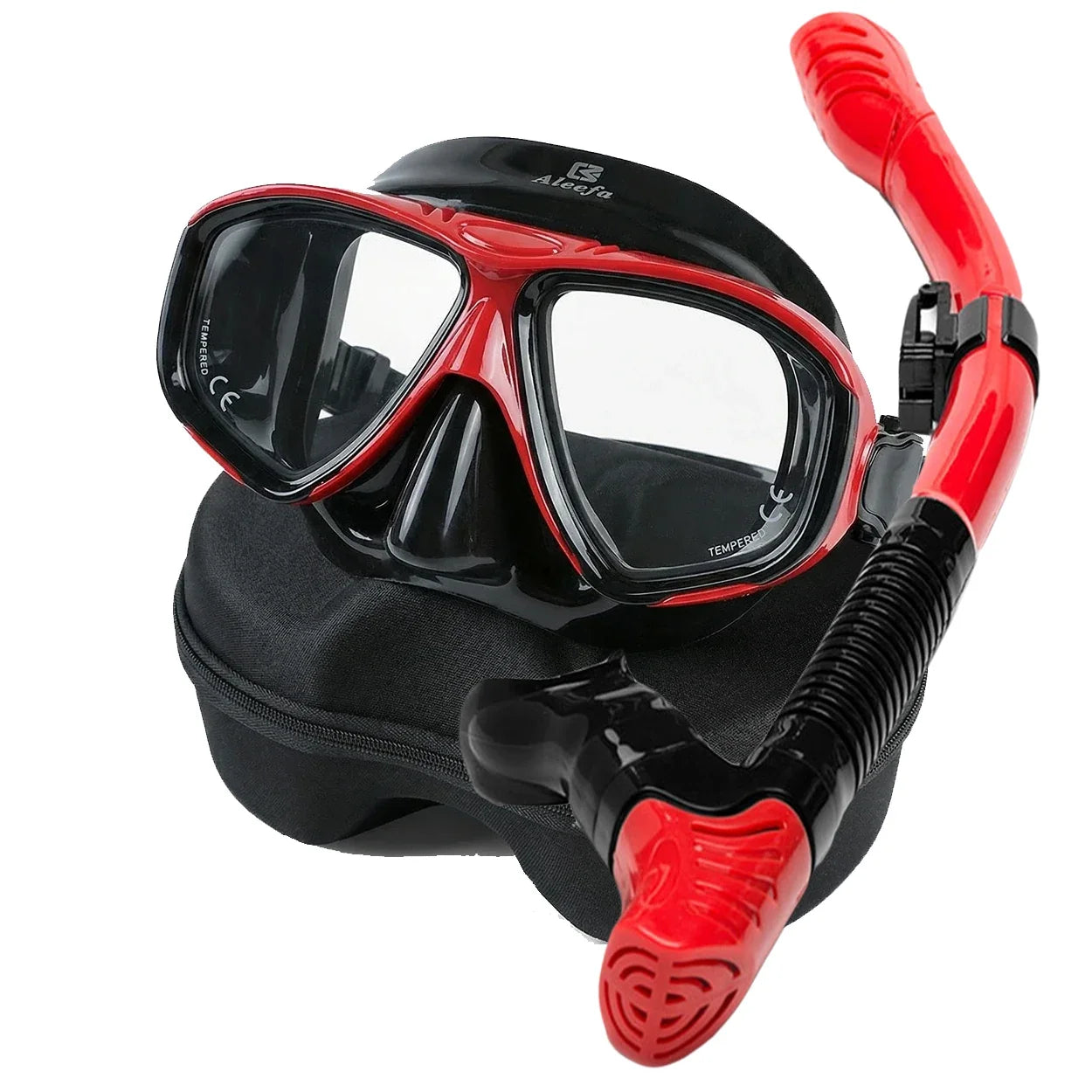 DIVE&SAIL Scuba Mask Snorkel Set Tempered Glass