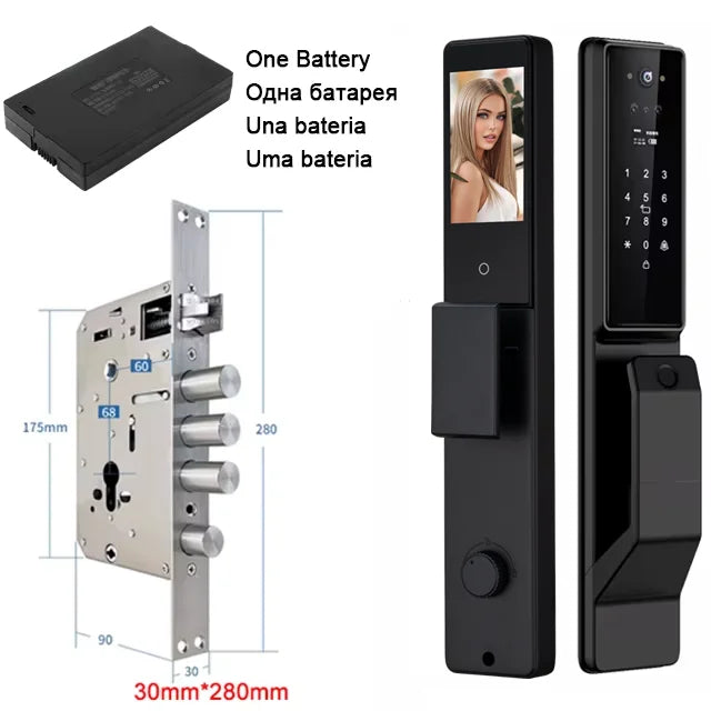 YKESDL Alexa Voice Control Smart Door Lock With Camera