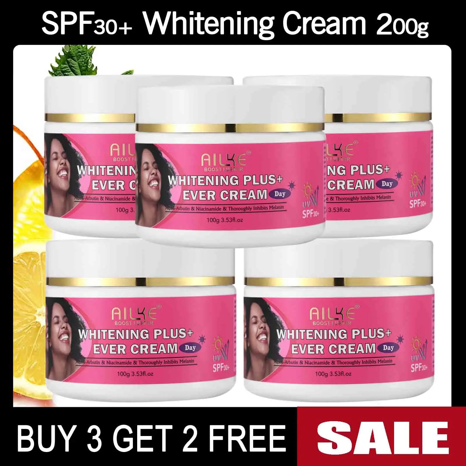 AILKE Natural Skin Brightening Set For Clearer Brighter Skin