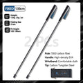 OKHEALINGCN Carbon Fiber Hiking Poles Telescopic 2 Pack Lightweight