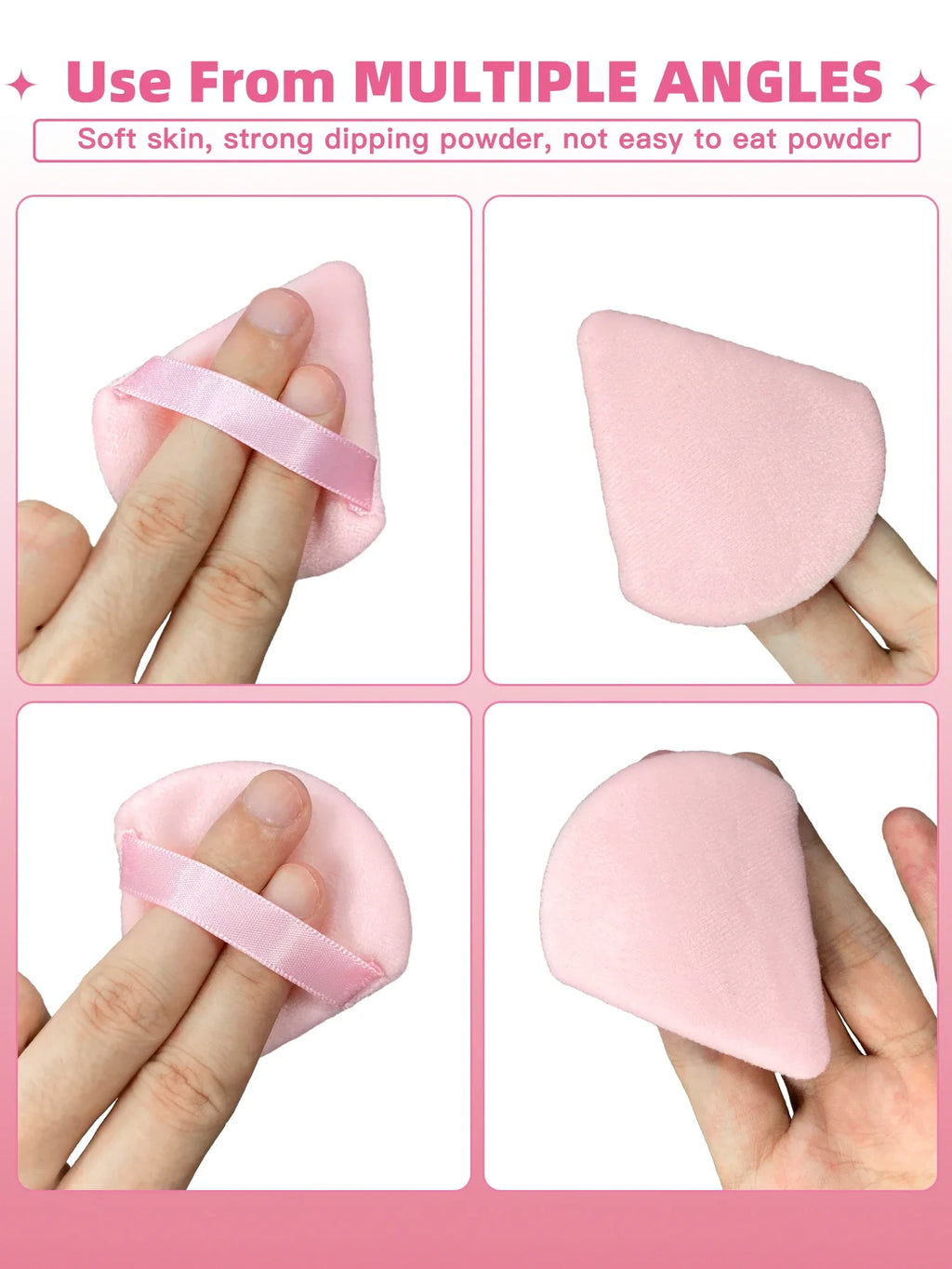 Makeup Tools Kit With Brushes Sponges Puffs And Cosmetic Bag