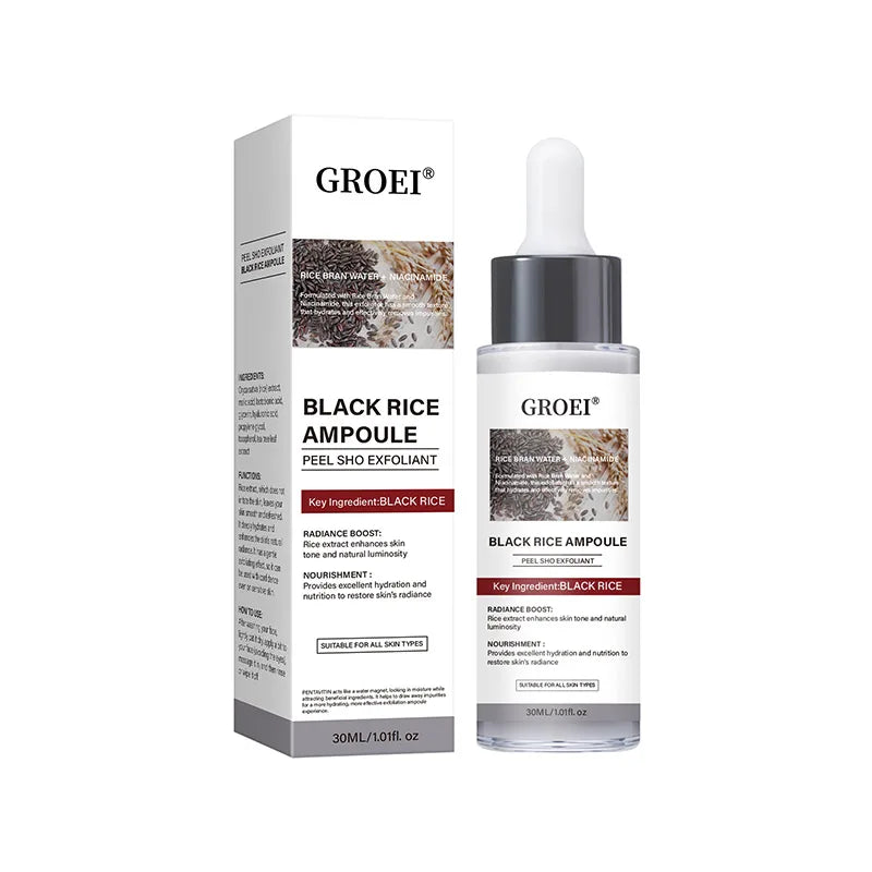 Peel Shot Ampule Set Rice Toner Moisturizing Facial Essence Glowing Skin Water-oil Balancing Essence Revitalizing Skin Dullness