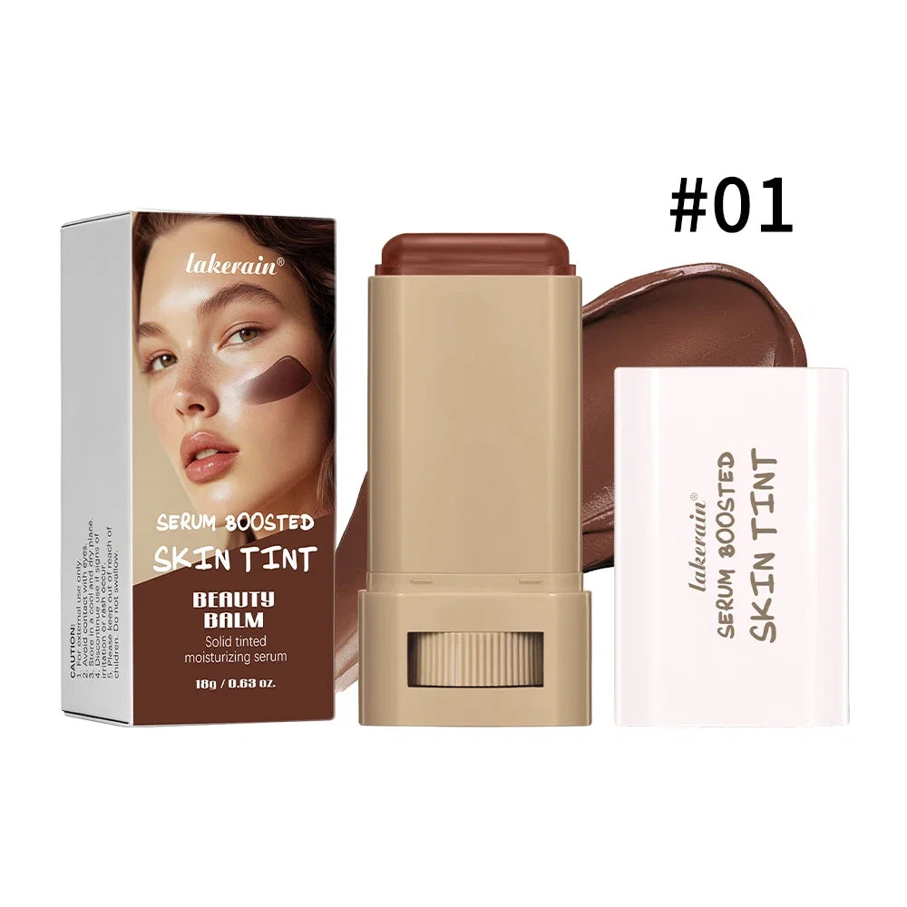 Skin Tint Foundation Stick With Moisturizing Long-Lasting Coverage