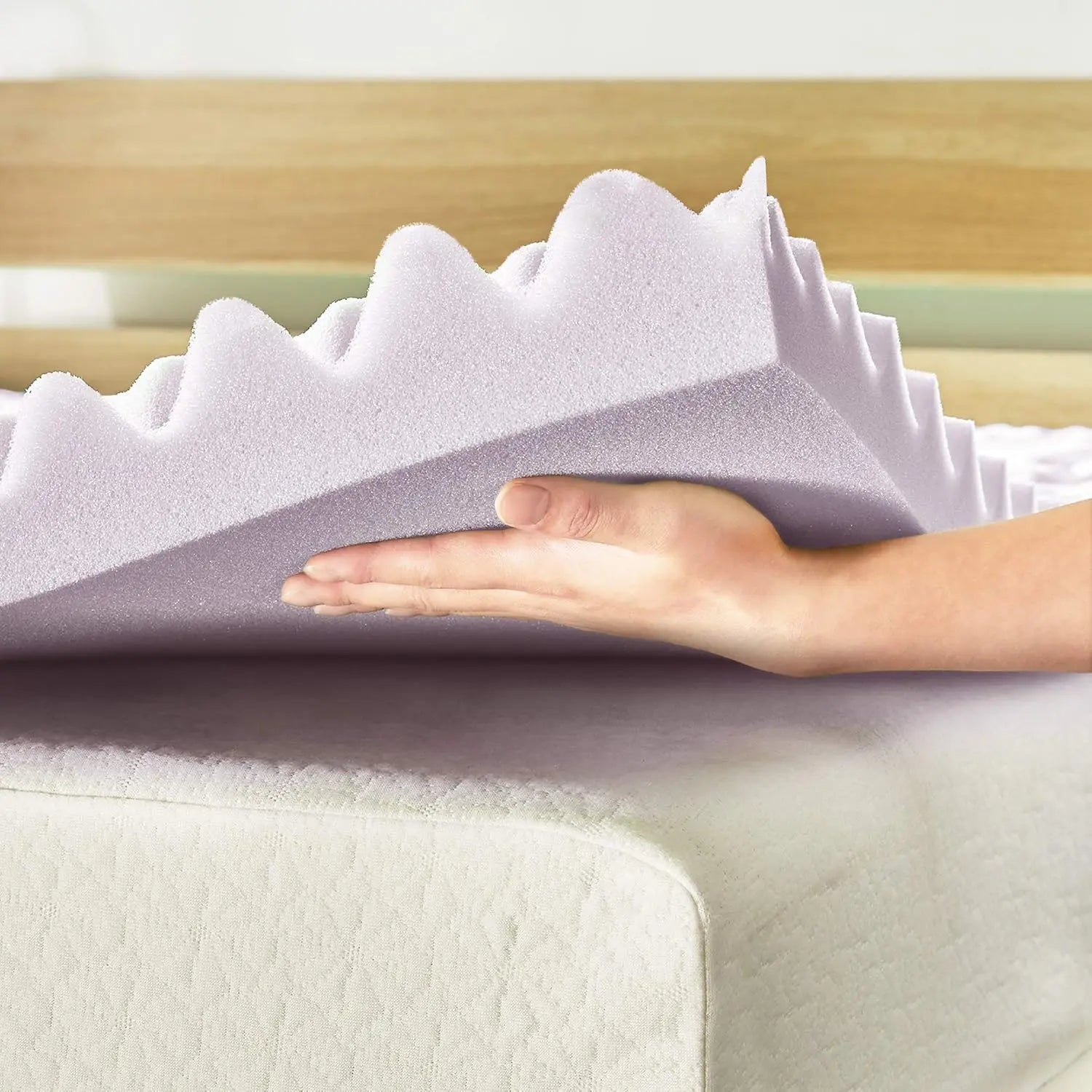 5-Zone Memory Foam Mattress Topper With Lavender Infusion