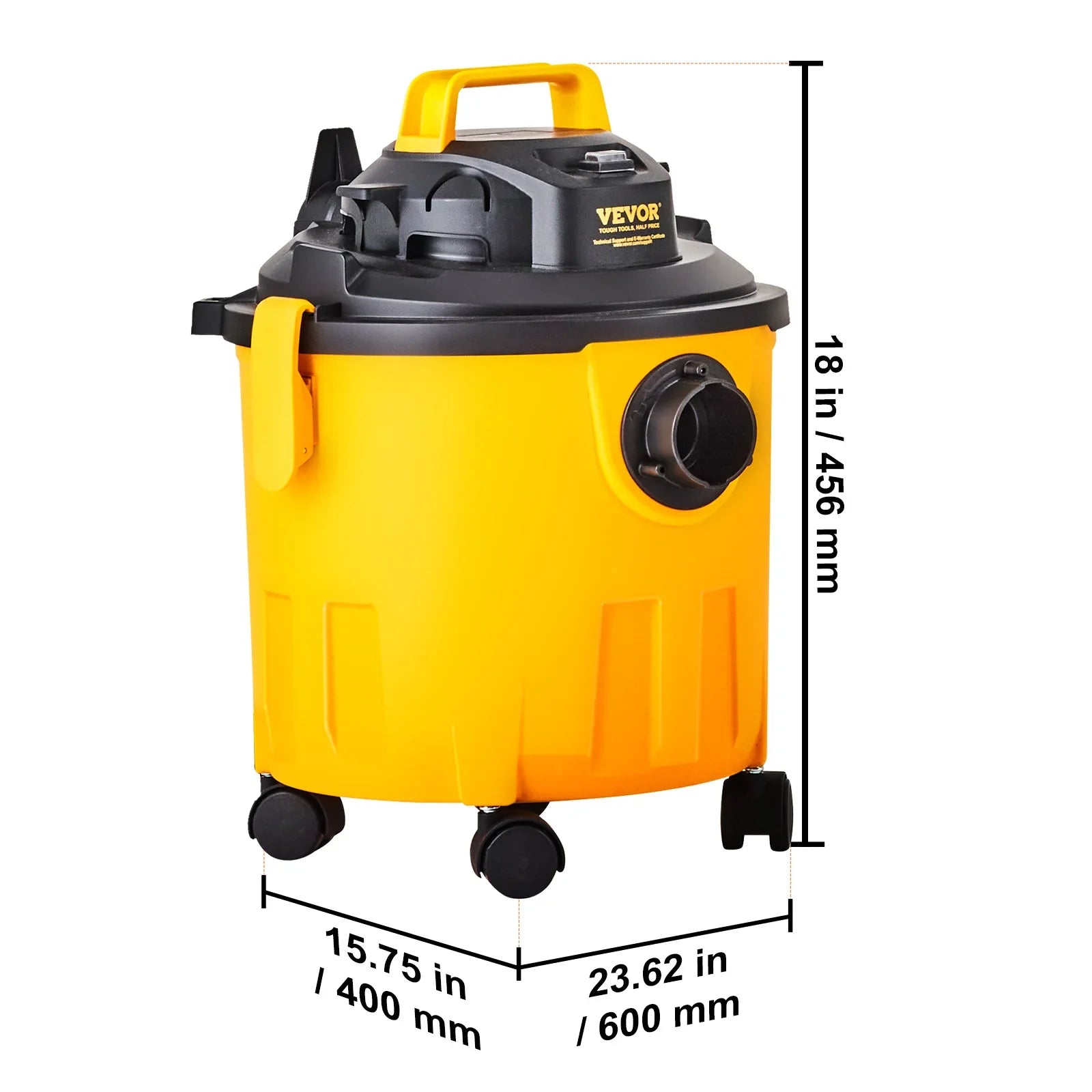 SucceBuy Wet Dry Shop Vacuum Powerful Suction For Carpets And Pet Hair