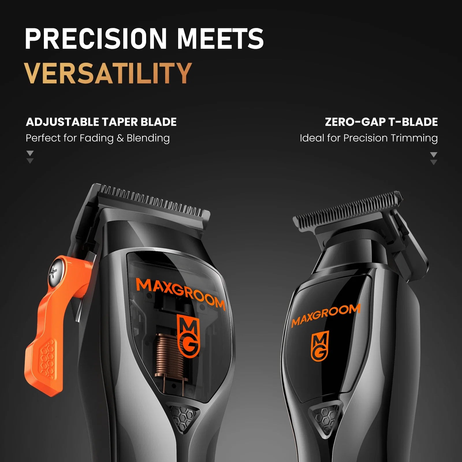 MAXGROOM Professional Hair Clippers For Men Premium Home Kit Cordless