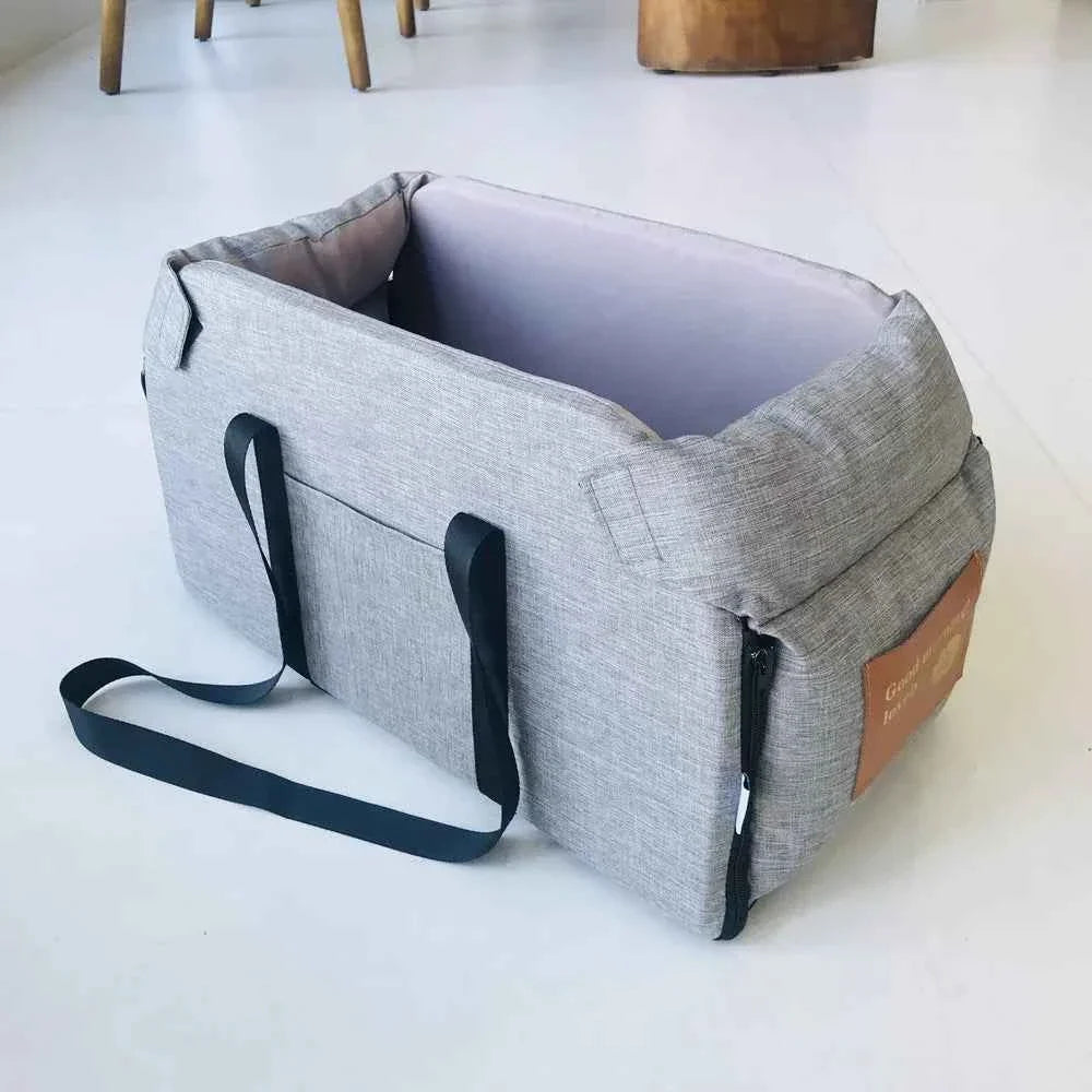 Dog Car Seat Bed & Portable Carrier for Small Pets