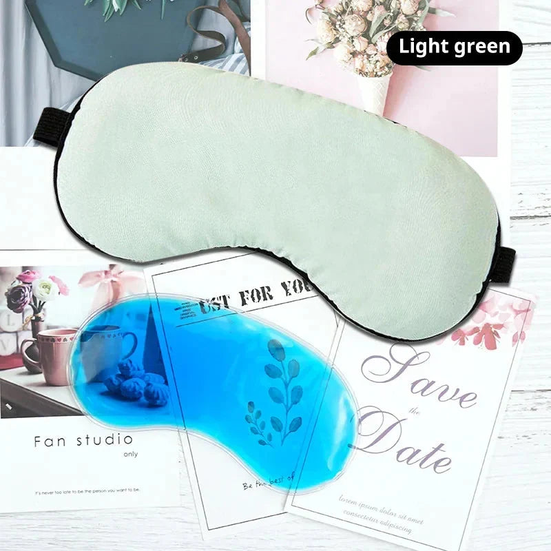 Light Blocking Sleep Mask with Gel Cold Ice Pack