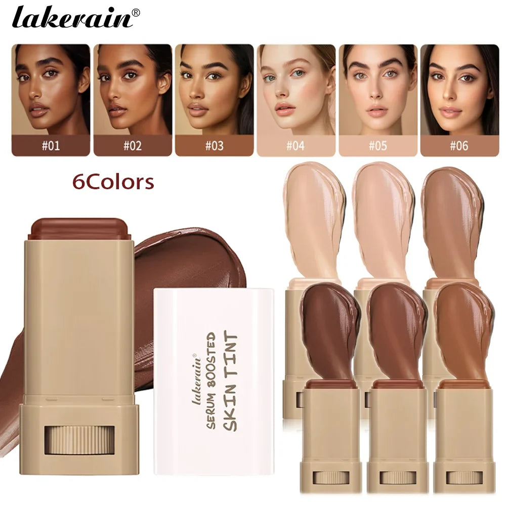Skin Tint Foundation Stick With Moisturizing Long-Lasting Coverage