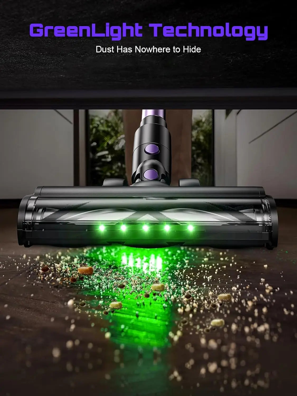 SUXIANGVACC Cordless Vacuum Cleaner 55Kpa 500W 45min 10 In 1