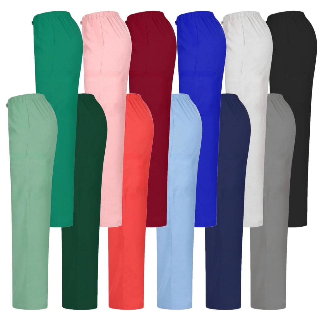 1pc Solid Color Scrubs Pants