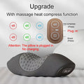 Heated Waist Support Pillow with Electric Massage