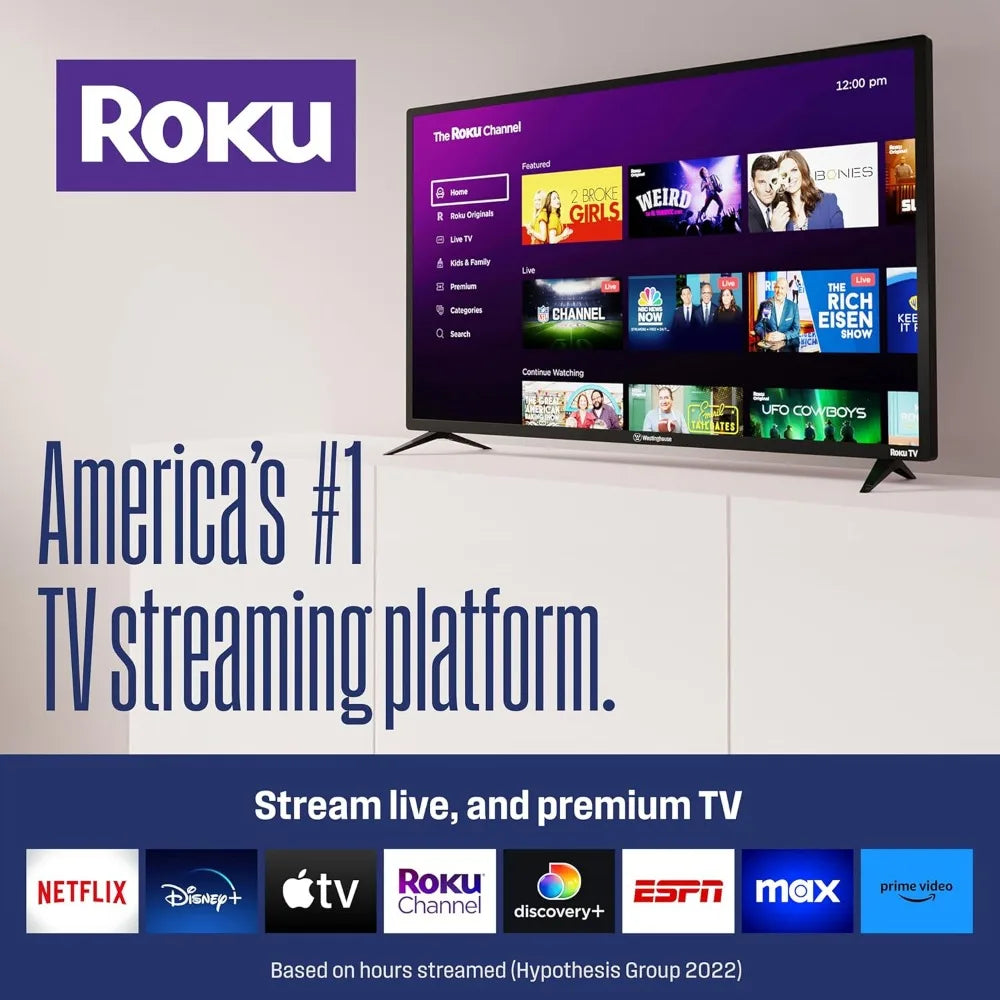 Westinghouse Roku Smart TV With WiFi And Mobile App