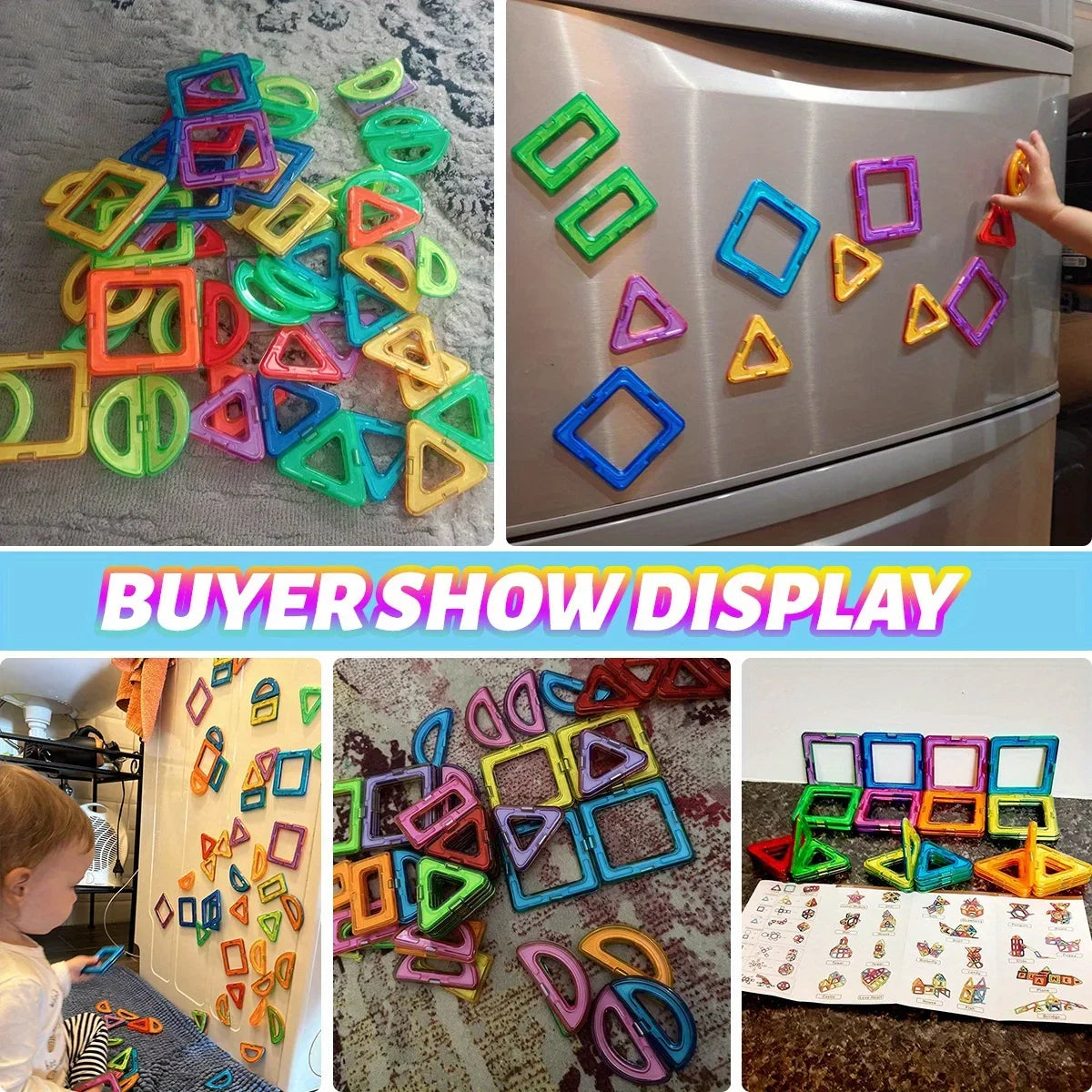 Magnetic Building Blocks Toy For Kids 3D Puzzle Creativity