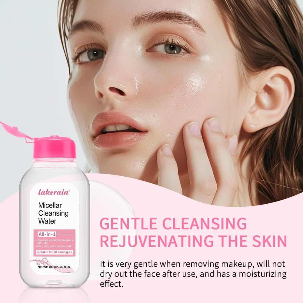 All in One Cleansing Water Deep Makeup Remove Sensitive Soothes Vegetarian Non-stimulating Cleaning Hydrate Cleansing Products