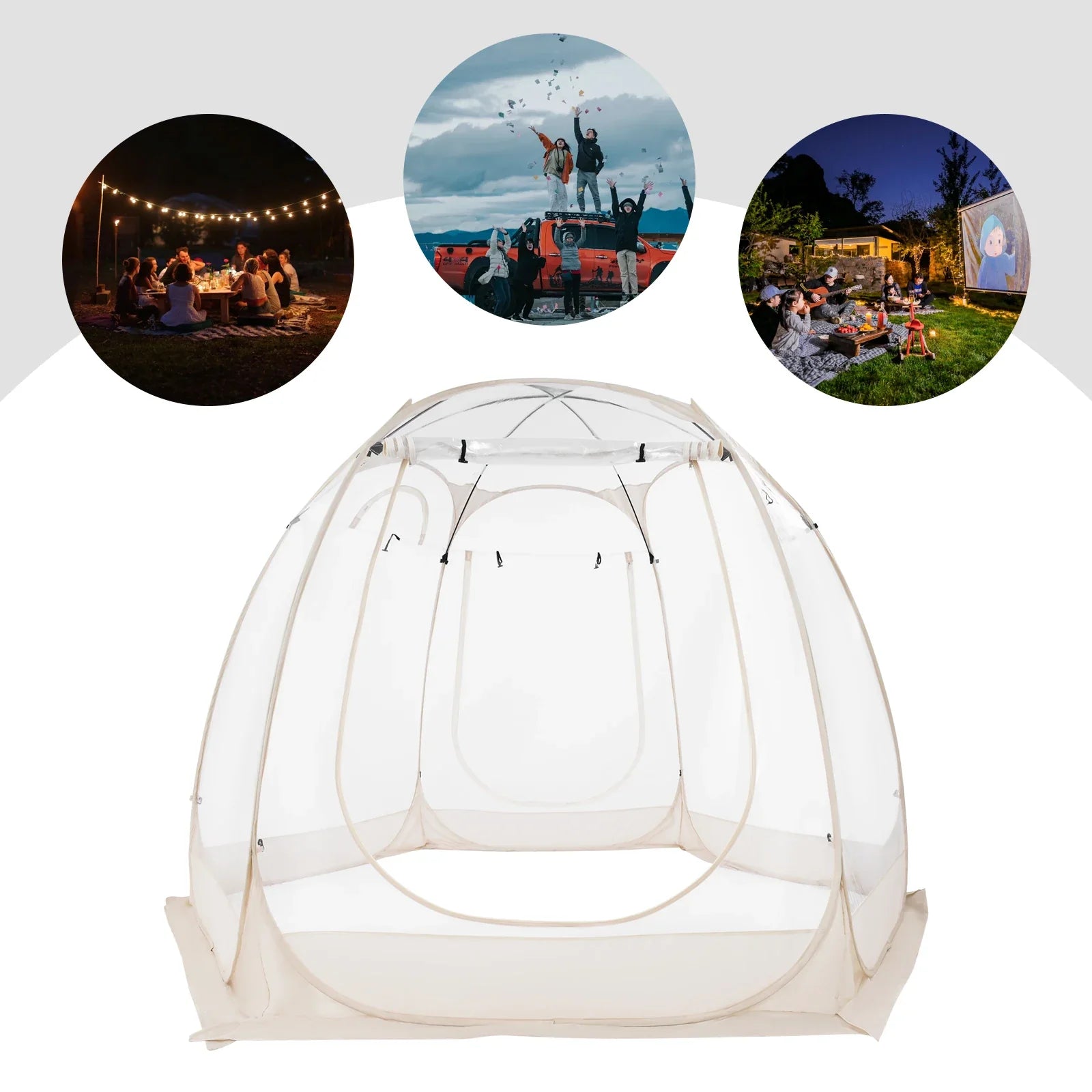 Clear Pop Up Bubble Tent For Outdoor Garden Courtyard