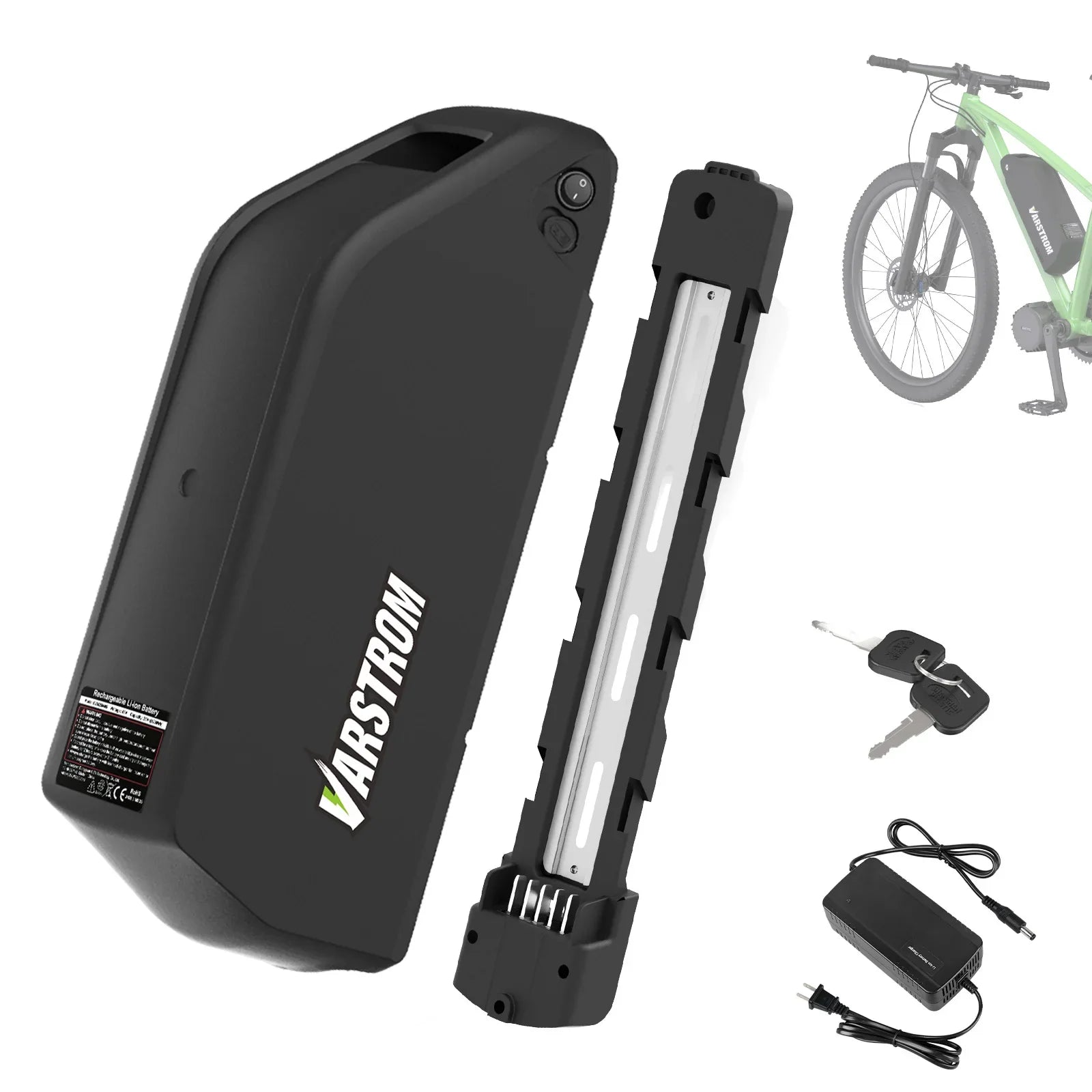 Varstrom Ebike Battery 48V 20Ah 40A BMS Downtube Pack
