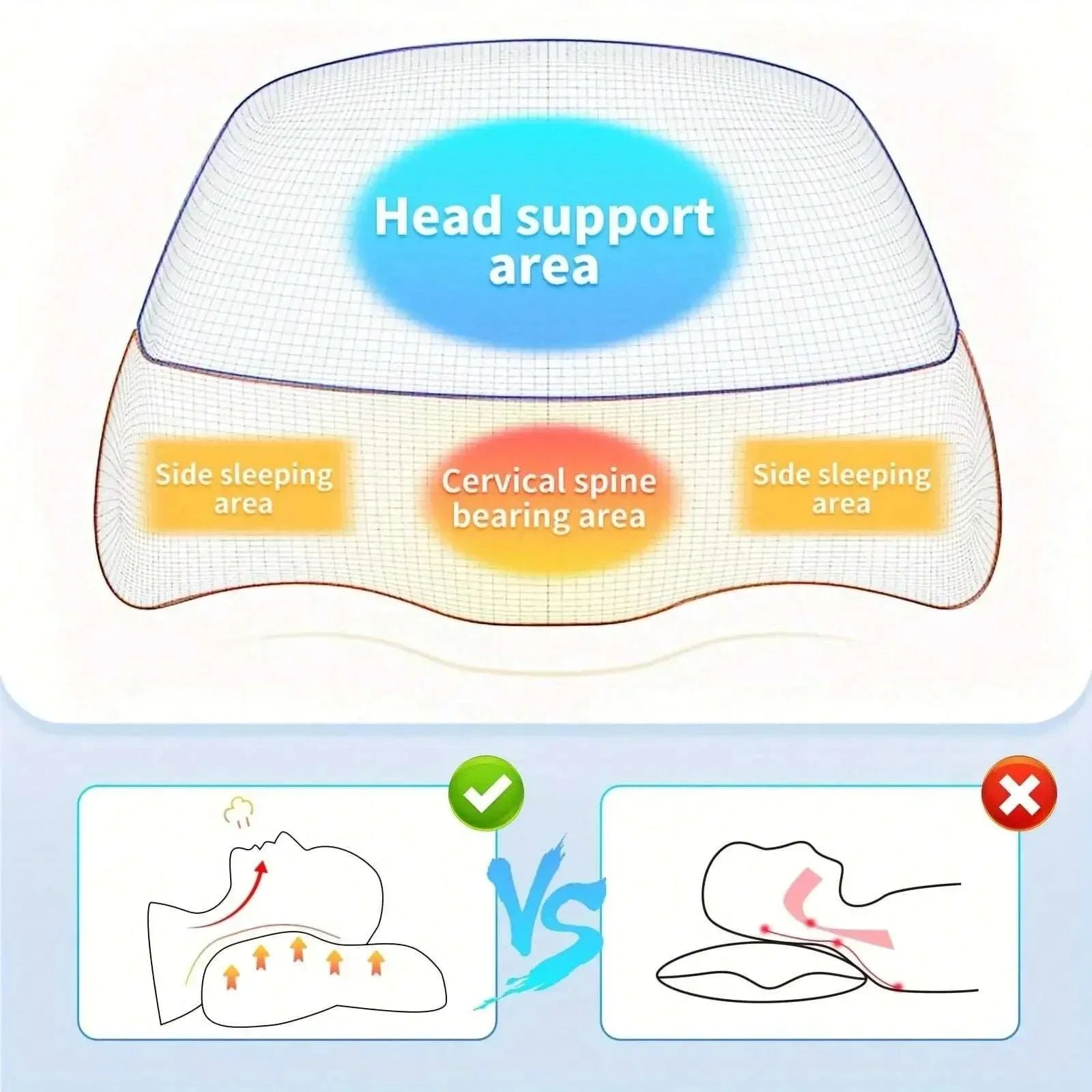 Adjustable Memory Foam Neck Pillow