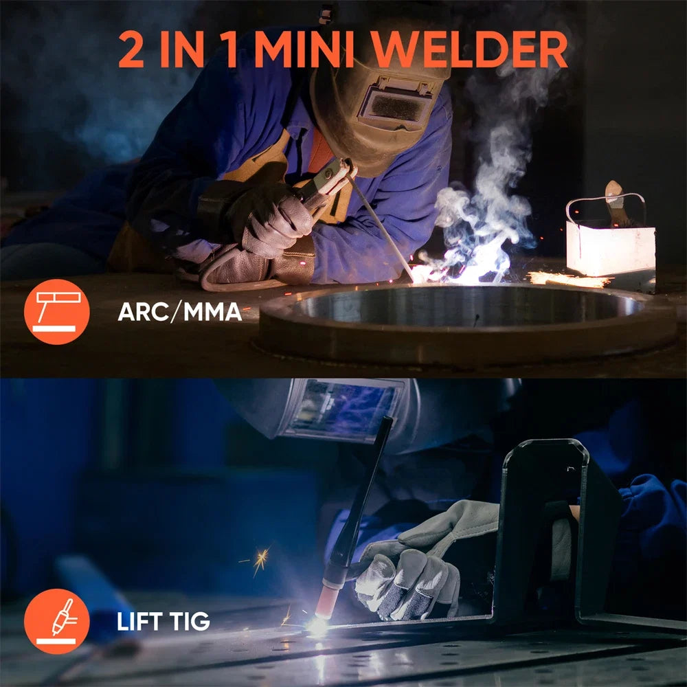 HITBOX ARC200S 2 in 1 Arc MMA TIG Inverter Welder