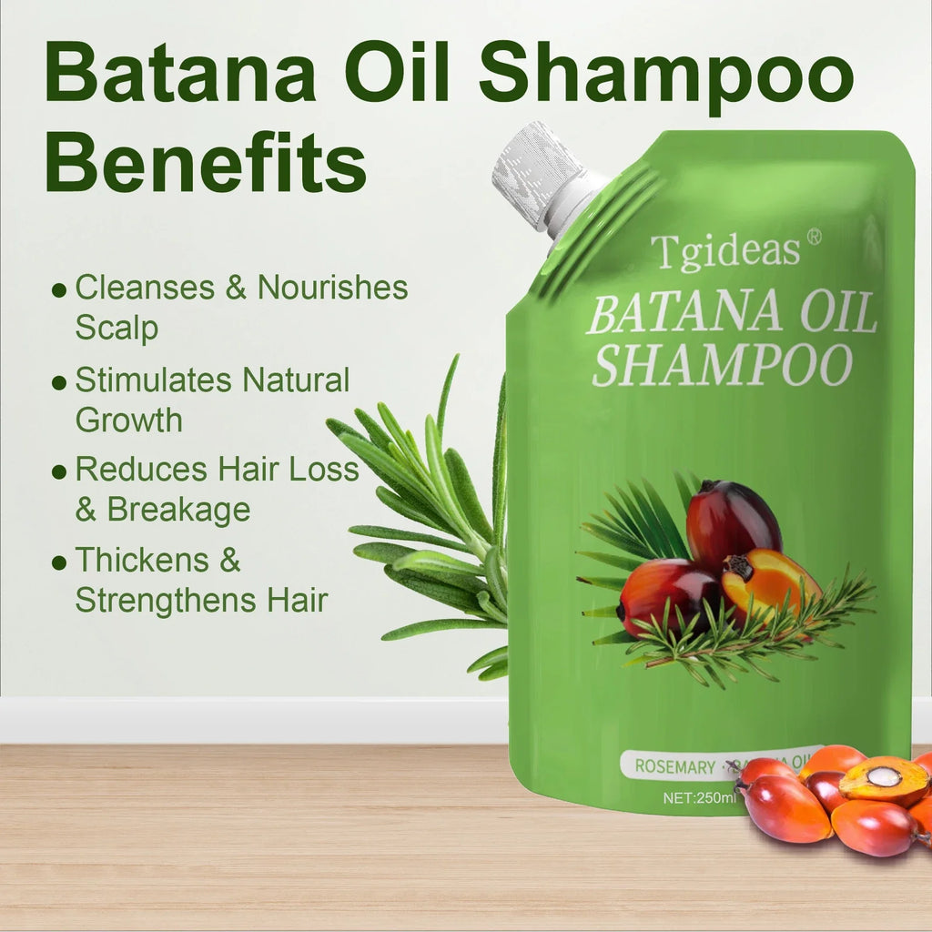 Tgideas Rosemary Batana Oil Shampoo For Hair Growth And Strength