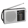 NNEOBA Portable Retro Radio Silver