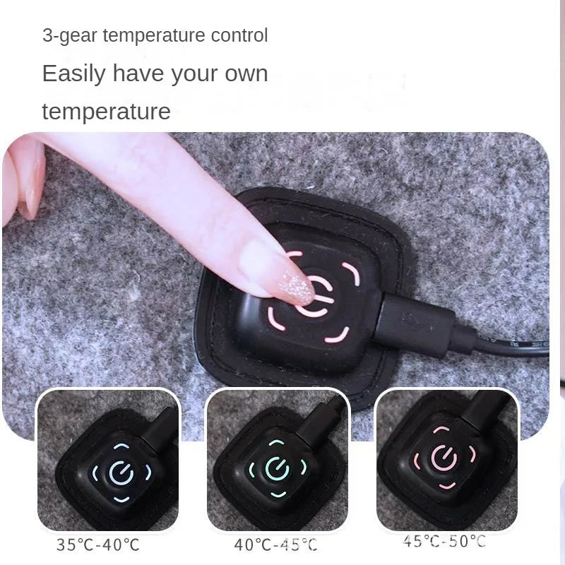 DUTRIEUX USB Electric Heating Pad With Thermostat 5V For Outdoor Camping