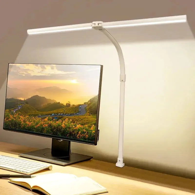 LAOPAO Double Head LED Desk Lamp With 5 Lighting Modes