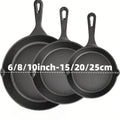 AEDG Cast Iron Skillet Set Preseasoned Nonstick Cookware