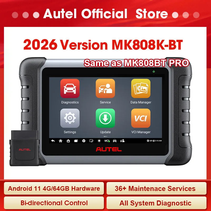 Autel MaxiCOM MK808KBT Pro Diagnostic Tool With Bidirectional Control