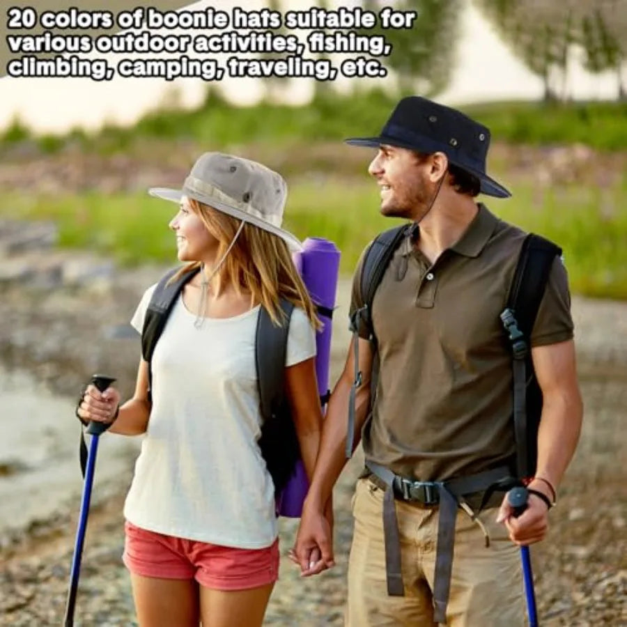 Outdoor Boonie Hat for Hiking and Camping With Wide Brim