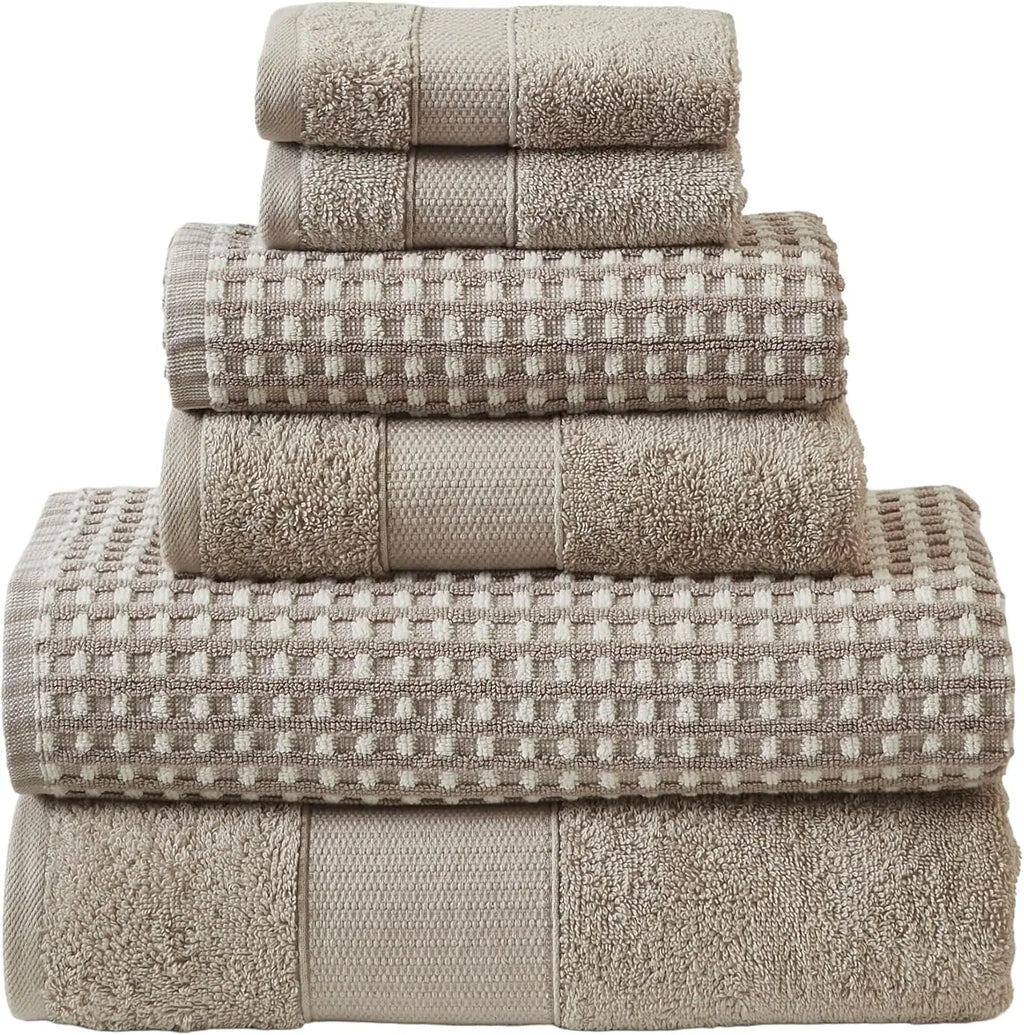 XMSJ Cotton Towel Set Bath Hand Washcloths Essentials