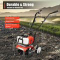 52cc Gas Powered Mini Cultivator With Rear Wheels