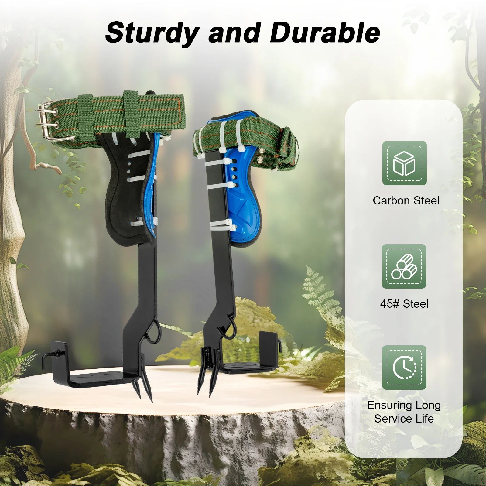 Tree Climbing Gear Set With Ascension Equipment 220lb Capacity