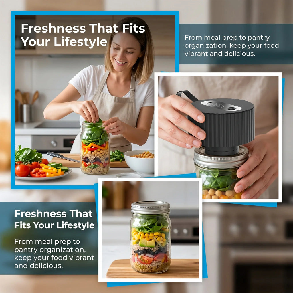 Three In One Electric Mason Jar Sealing Machine With Lids