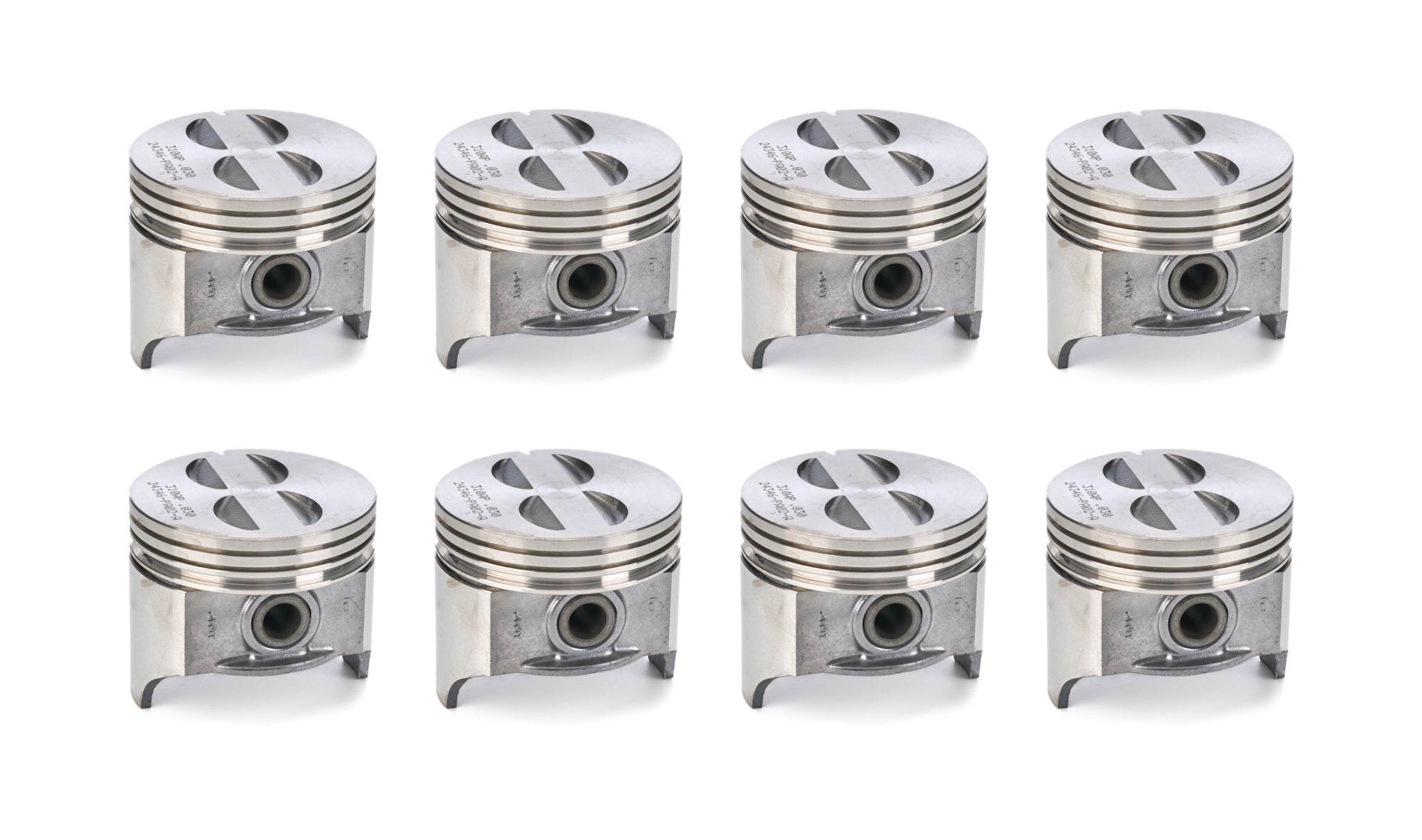 8 PK SET CAST PISTONS