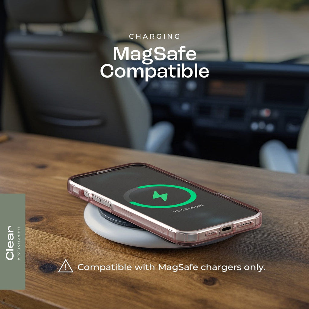 iPhone 16 Pro Max Clear Case & Screen Protector Kit - Rugged Protection, MagSafe | Classic Series